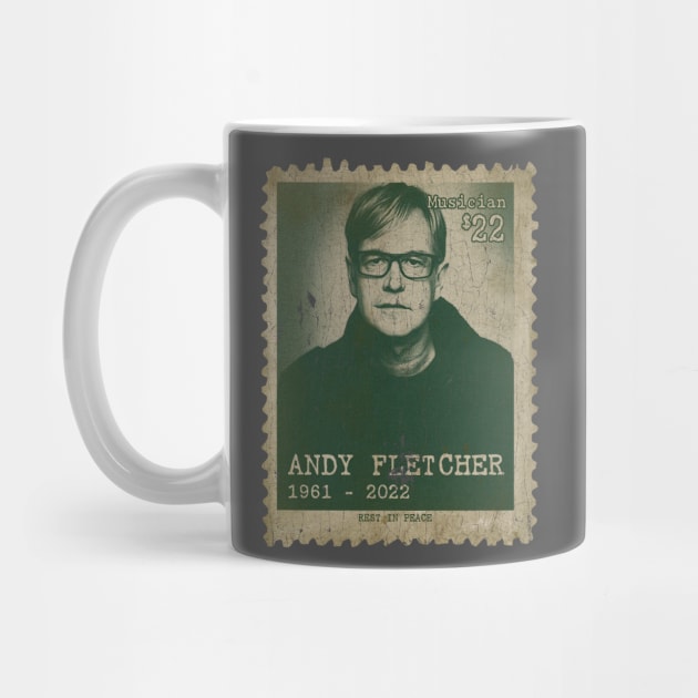 Engraved Vintage Style - Andy Fletcher by Chillashop Artstudio